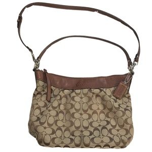 Signature Factory Coach Crossbody Purse